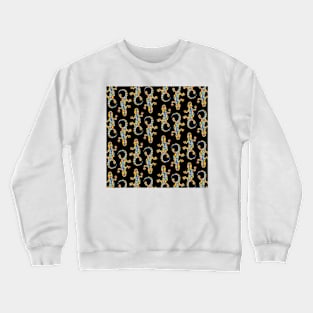 Barcelona Lizard Mosaic Pattern Crewneck Sweatshirt